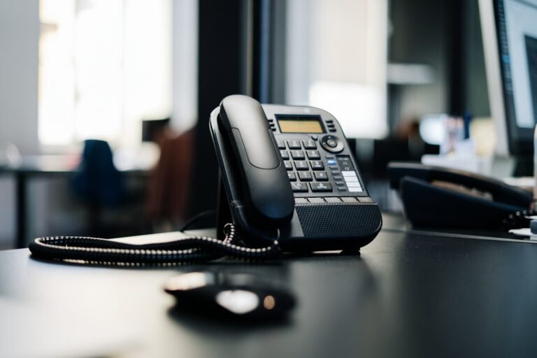 صورة توضيحية لأنظمة الاتصالات والهواتف الشبكية VoIP